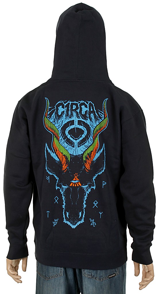 hoodie Circa Sect Zip - Navy
