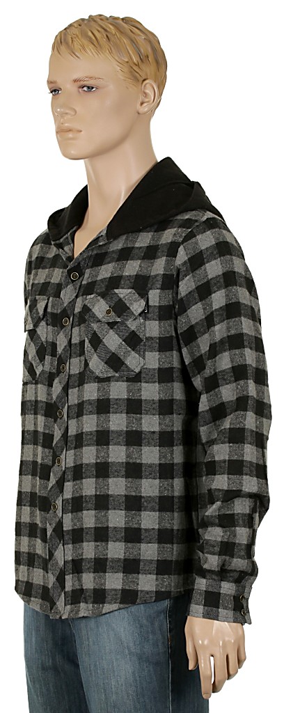 koszula Circa P-Ram LS - Gray/Black Plaid