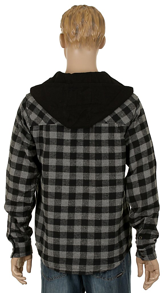 koszula Circa P-Ram LS - Gray/Black Plaid