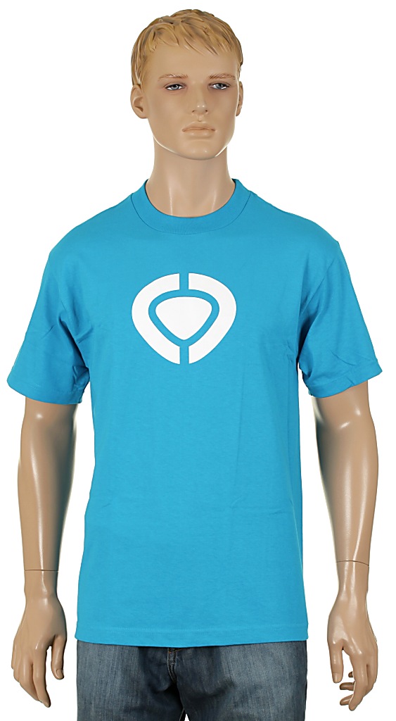 tričko Circa Icon - Cyan Blue