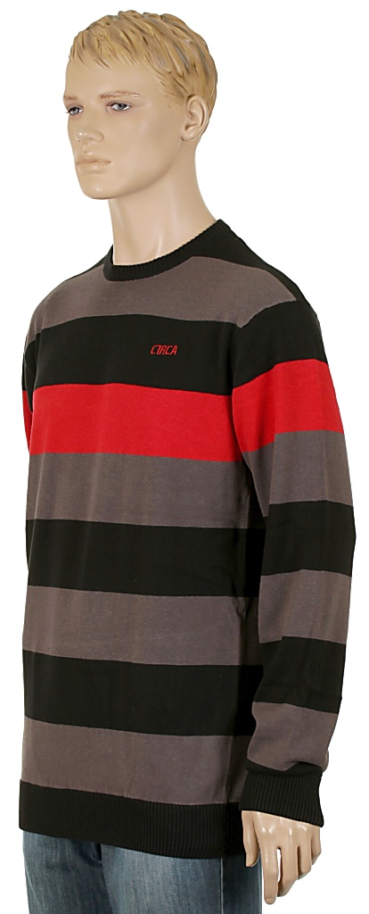 sveter Circa Fellers Stripe - Pompeian