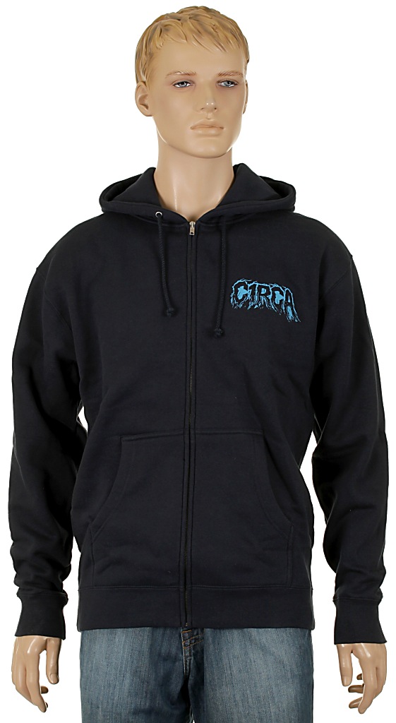 hoodie Circa Sect Zip - Navy