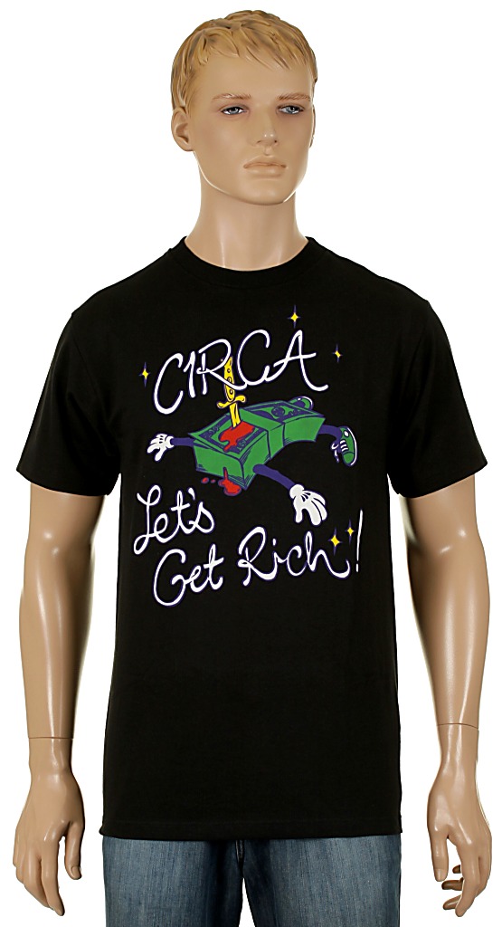T-shirt Circa Get Rich - Black