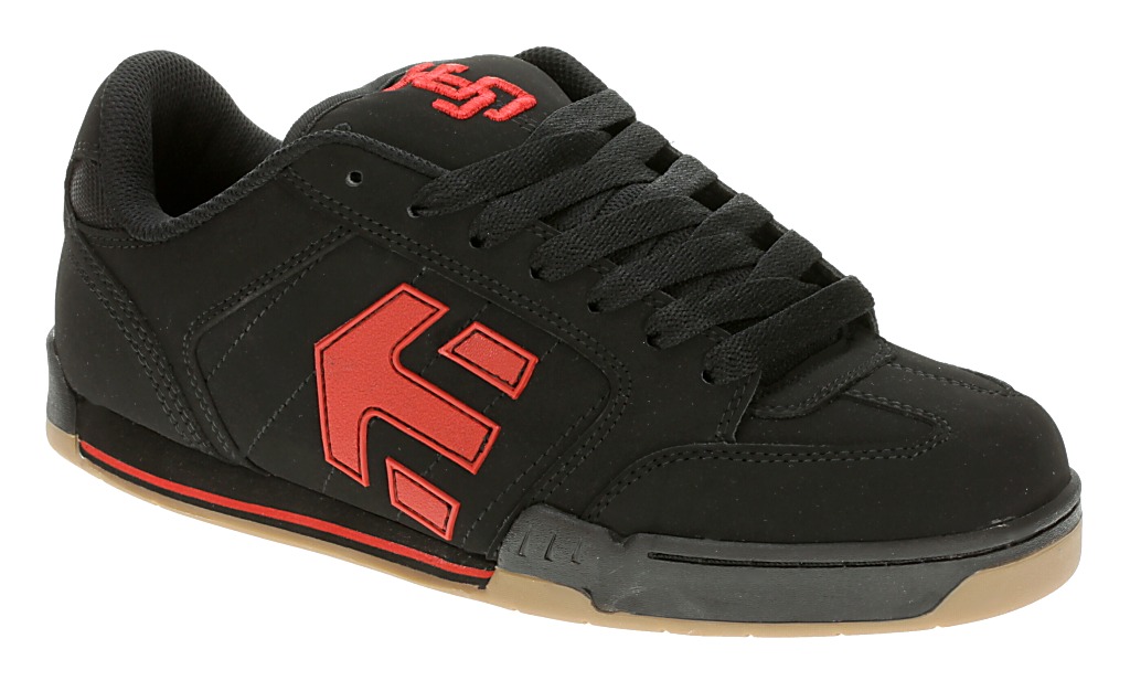 Etnies Twitch 3 Shoes - Black/Red/Gum