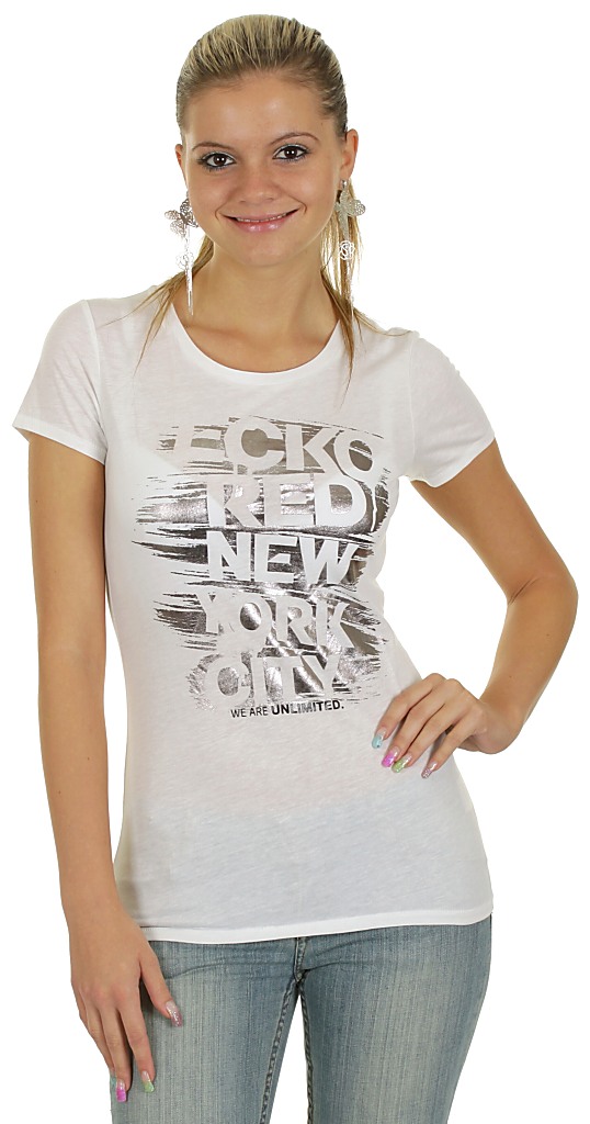 T-shirt Ecko Red Swipe Type - Bright White