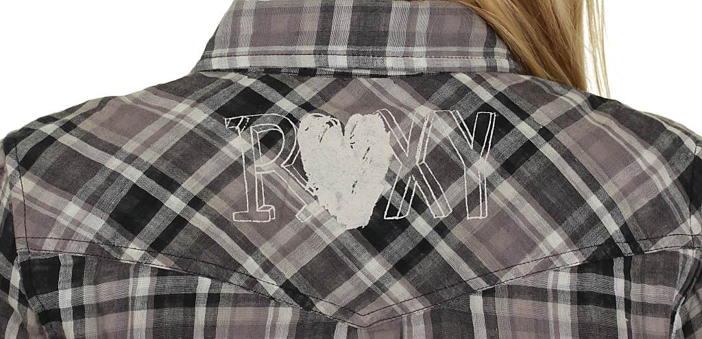 košile Roxy Flower Power LS - Funky Plaid True Black