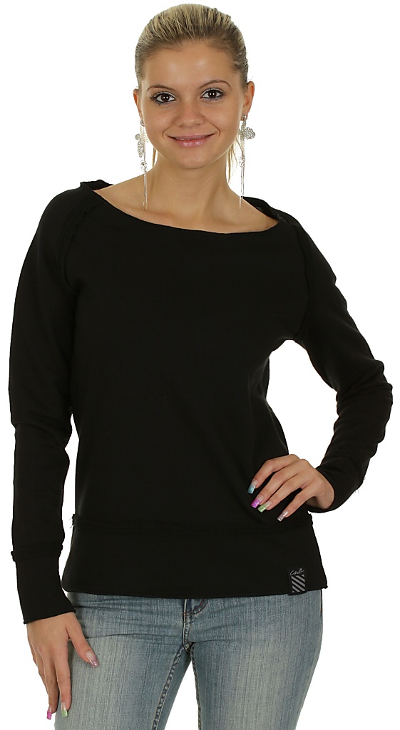 Circa Maya Crew LS T-shirt - Black