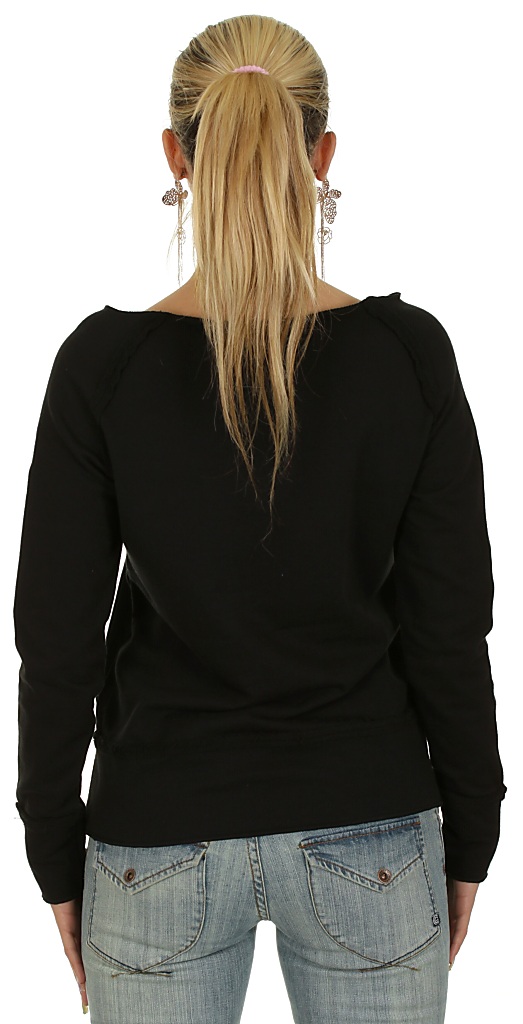 Circa Maya Crew LS T-shirt - Black