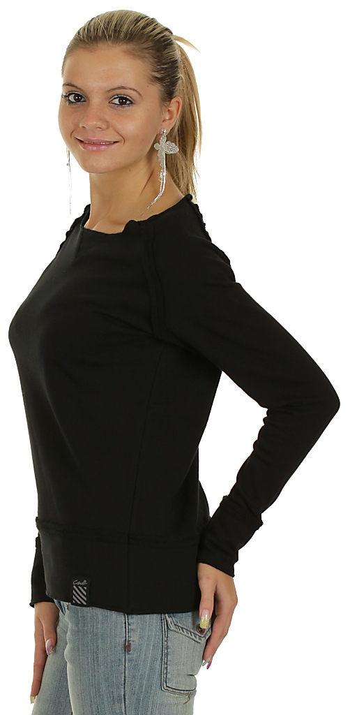 Circa Maya Crew LS T-shirt - Black