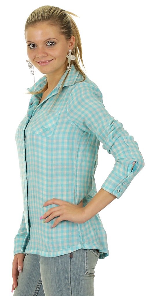 košile Roxy Flower Power LS - Funky Plaid CBS