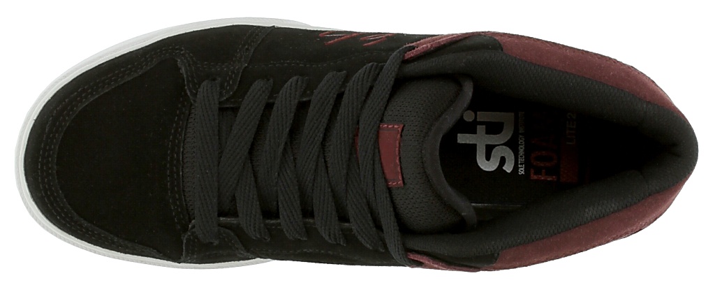 topánky És Cessner Mid - Maroon/Black/White