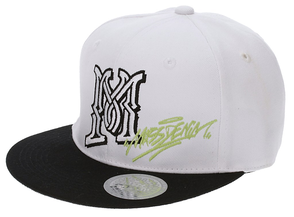 cap Mass DNM Emblem - White/Black