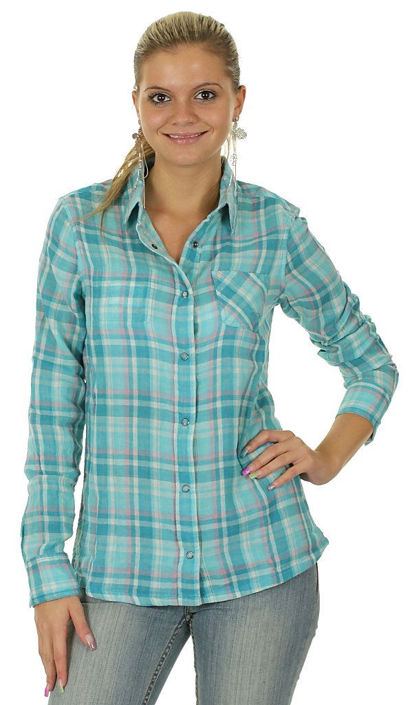 košile Roxy Flower Power LS - Funky Plaid CBS