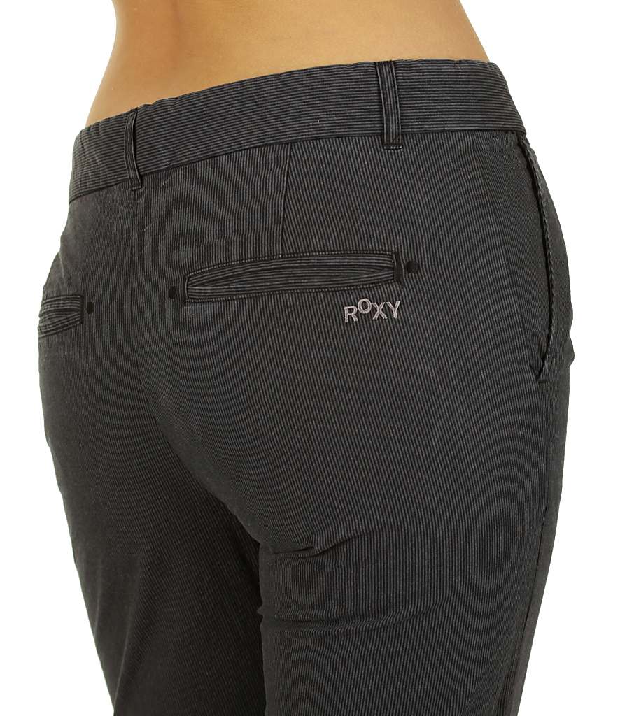 Roxy Crossroads Striped Trousers - Crossroads True Black