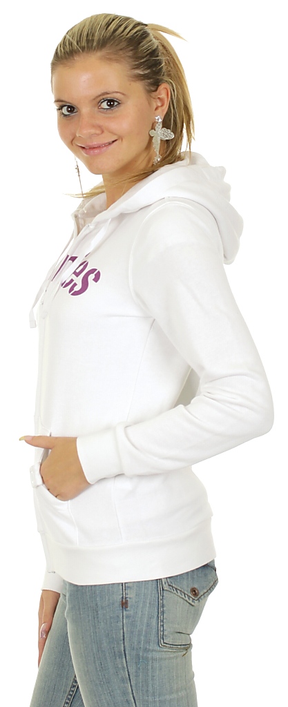 hoodie Etnies Corporate Zip - White