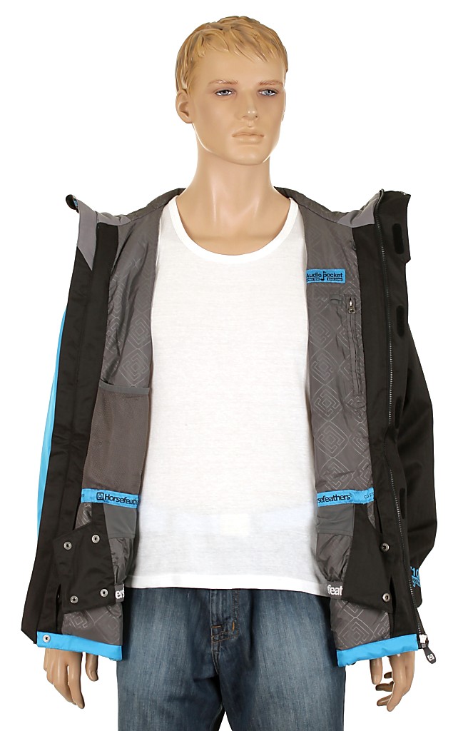 bunda Horsefeathers Zaurak Shell - Black