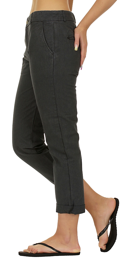 Roxy Crossroads Striped Trousers - Crossroads True Black