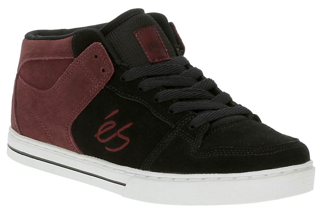topánky És Cessner Mid - Maroon/Black/White