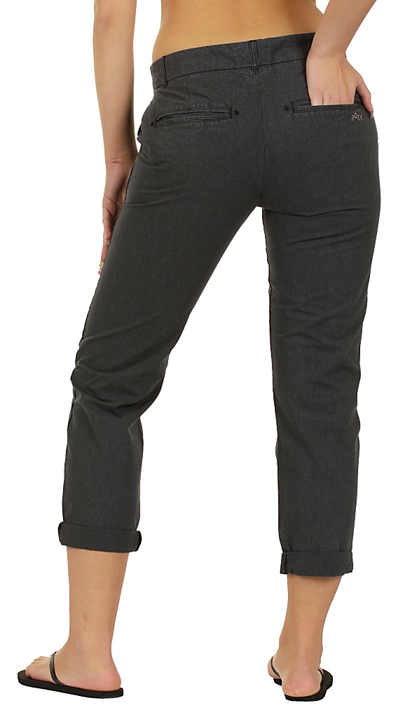 Roxy Crossroads Striped Trousers - Crossroads True Black