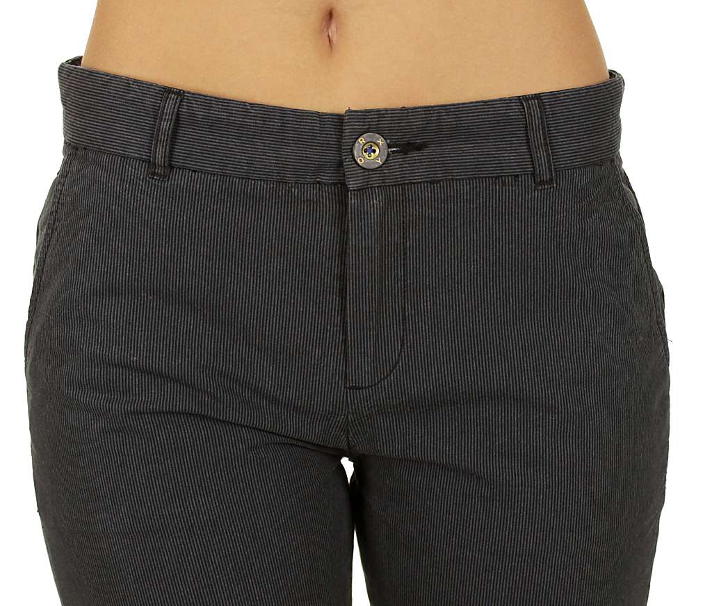 Roxy Crossroads Striped Trousers - Crossroads True Black