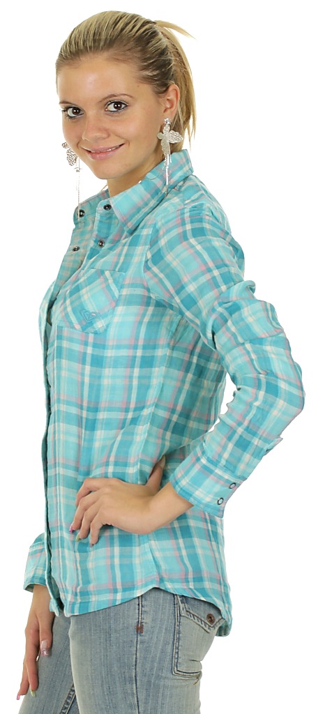 košile Roxy Flower Power LS - Funky Plaid CBS
