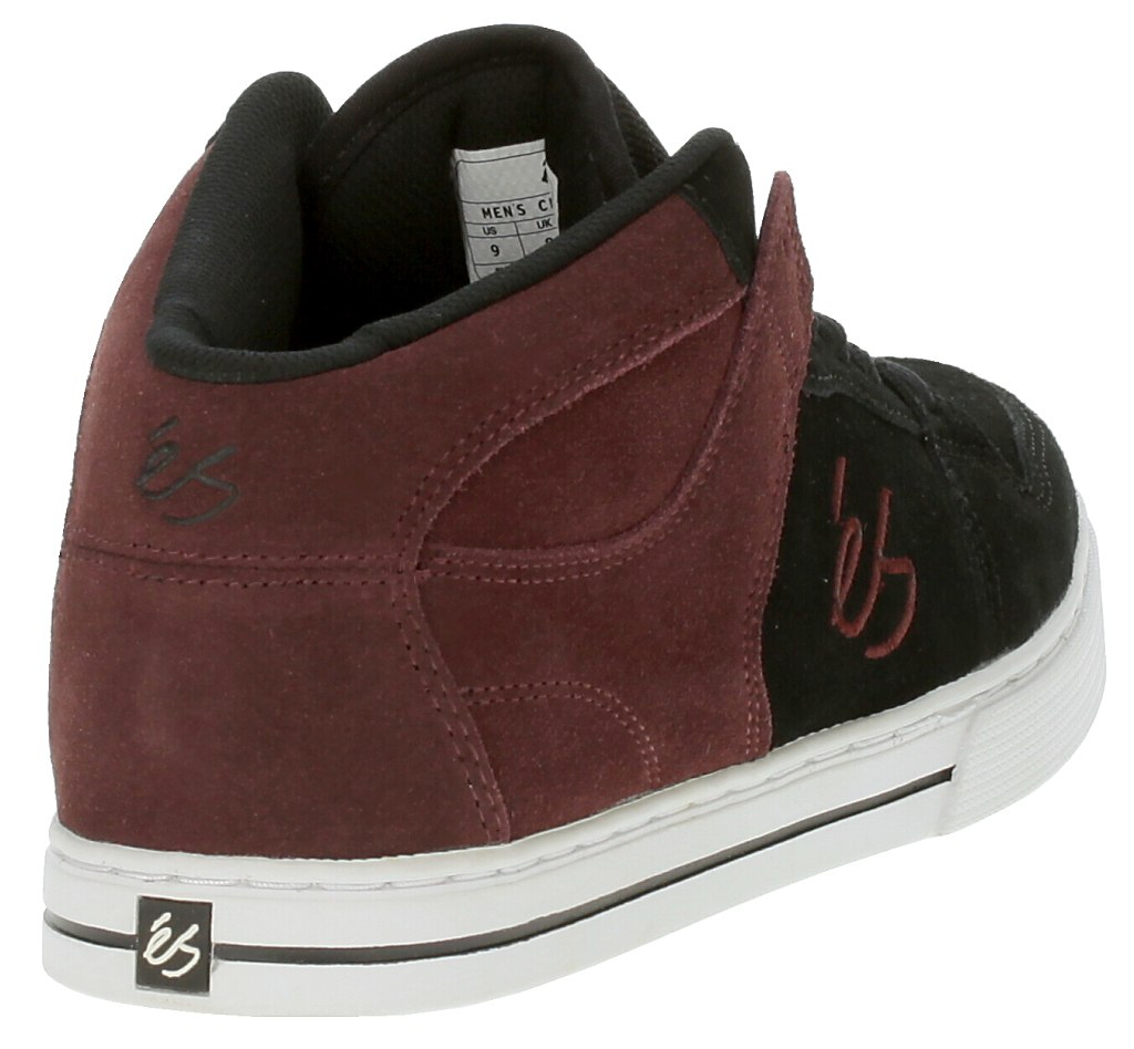 topánky És Cessner Mid - Maroon/Black/White