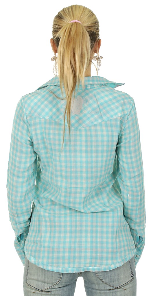 košile Roxy Flower Power LS - Funky Plaid CBS