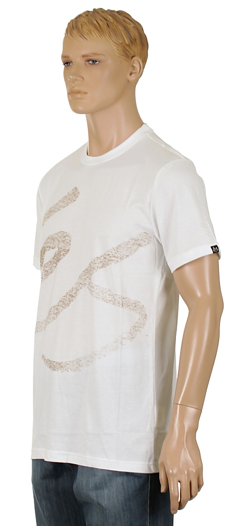 És Tonal Script 2 T-shirt - White/Brown