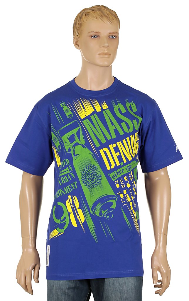 T-shirt Mass DNM Bomb - Blue