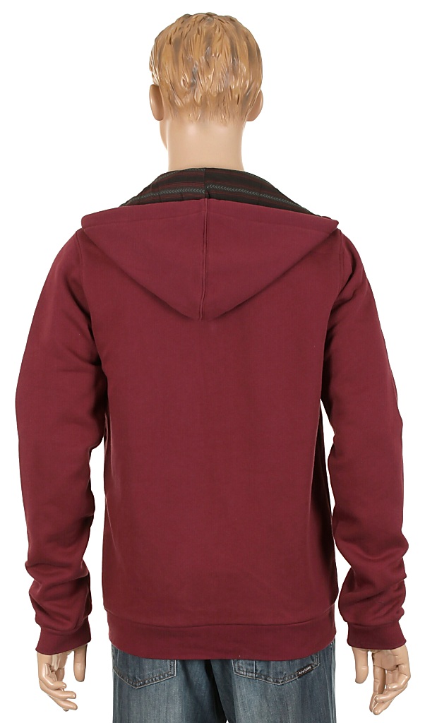 mikina Emerica Triangle Fill Zip - Oxblood