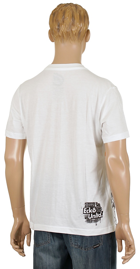 Ecko Wall To Wall T-shirt - Bleach White