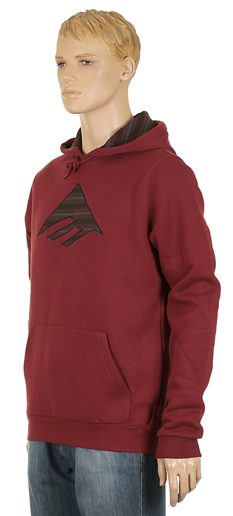 mikina Emerica Triangle Fill - Oxblood