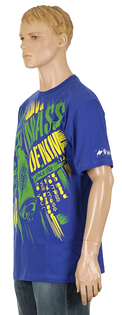 T-shirt Mass DNM Bomb - Blue