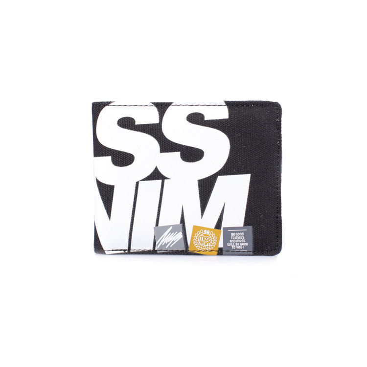 wallet Mass DNM Letters - Black