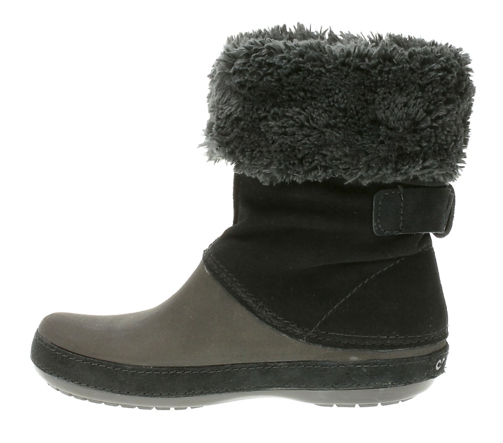 topánky Crocs Berryessa Buckle - Black/Black