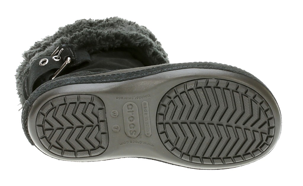 topánky Crocs Berryessa Buckle - Black/Black