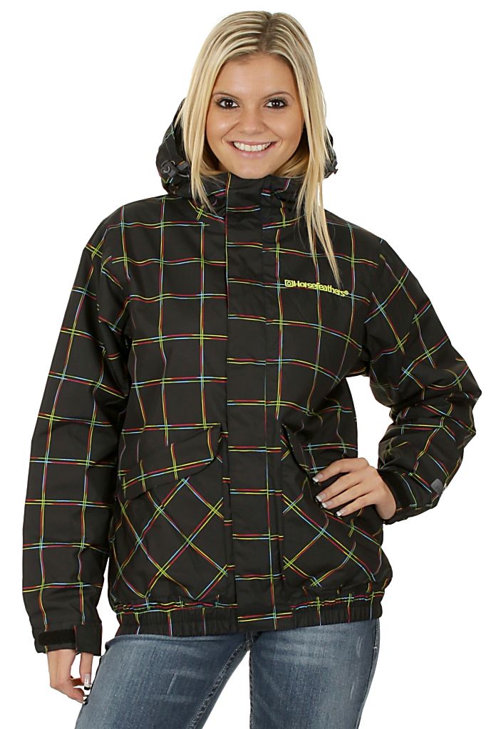 kurtka Horsefeathers Taygeta Insulated - Black Check