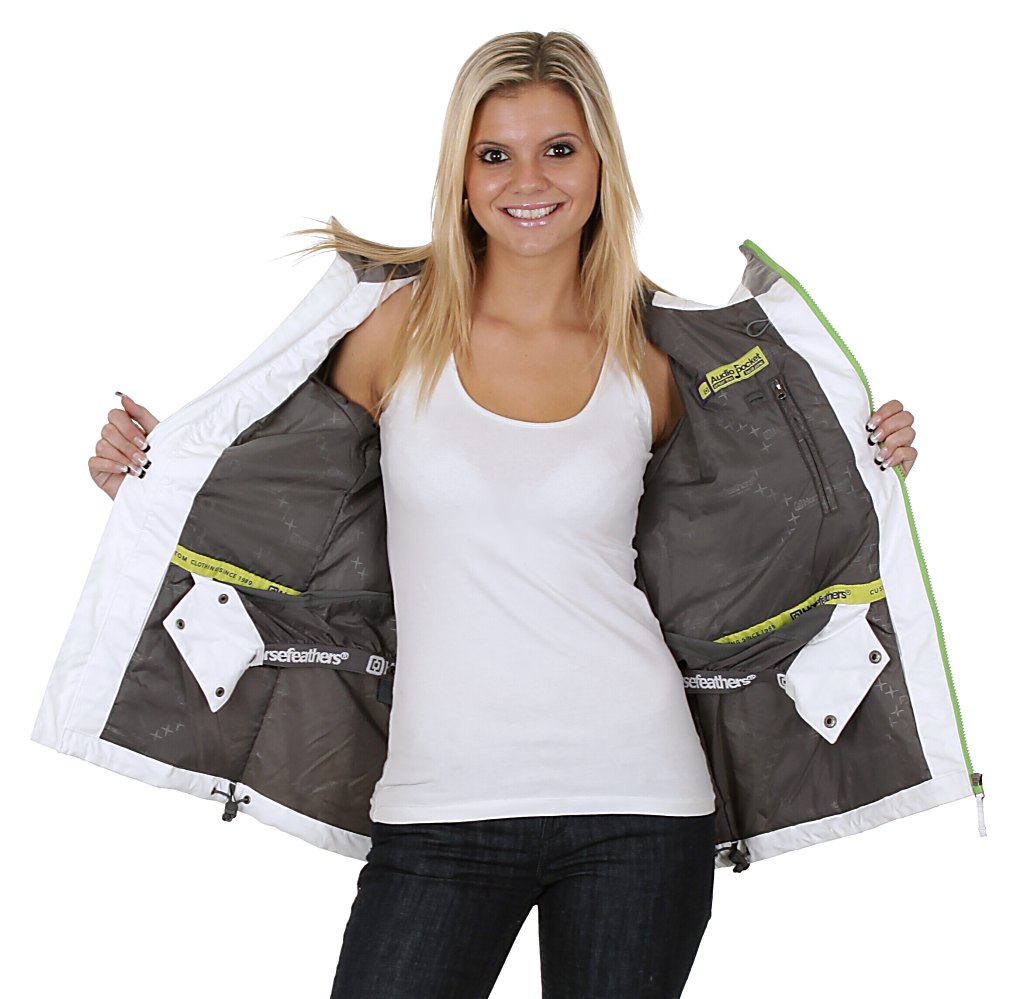 bunda Horsefeathers Anseris Insulated - White