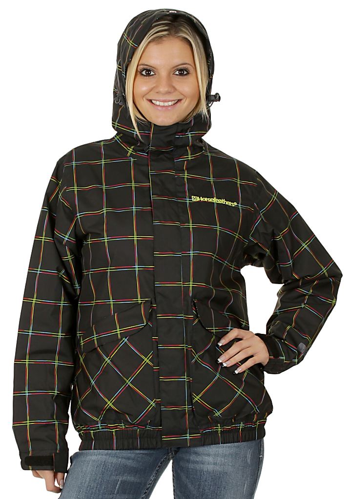 kurtka Horsefeathers Taygeta Insulated - Black Check