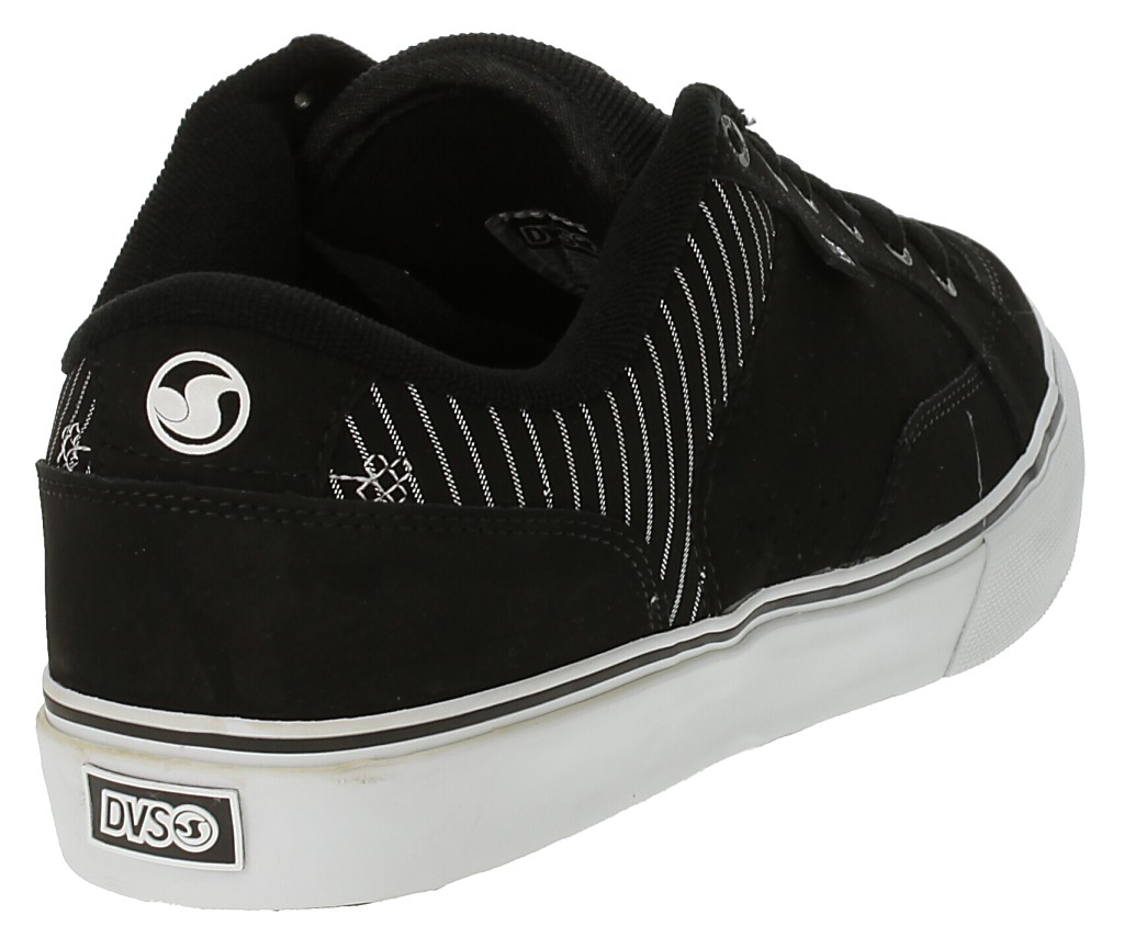 topánky DVS Carson - Black Nubuck Pinstripe