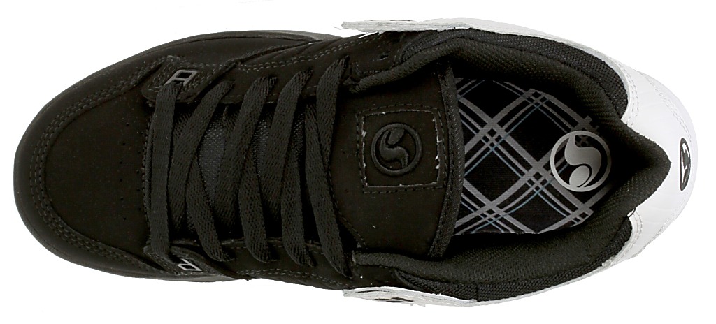 topánky DVS Militia - Black/White Nubuck
