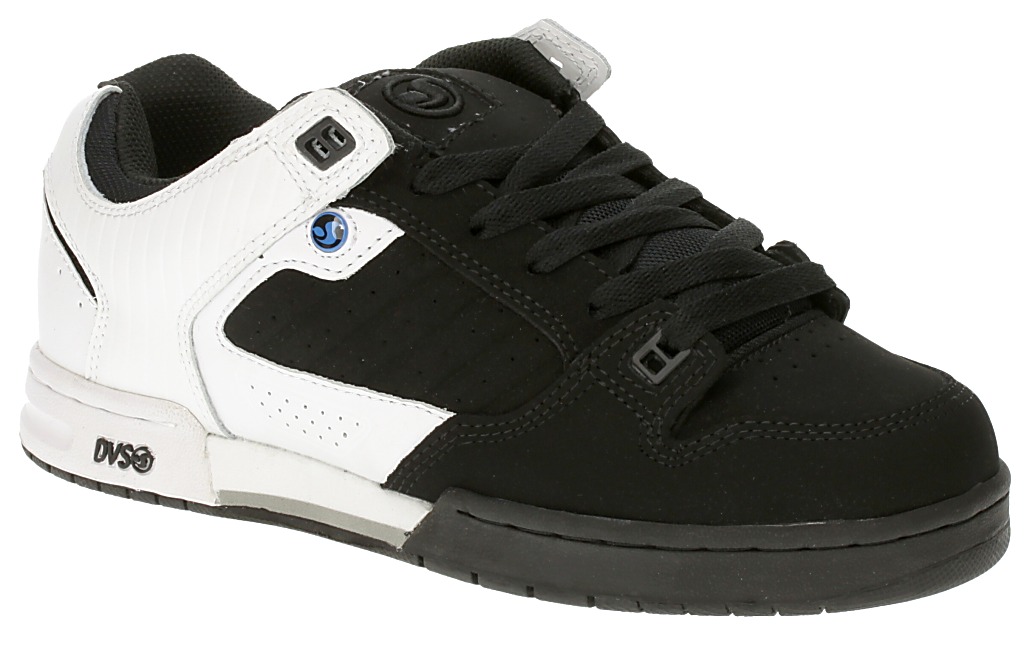 topánky DVS Militia - Black/White Nubuck