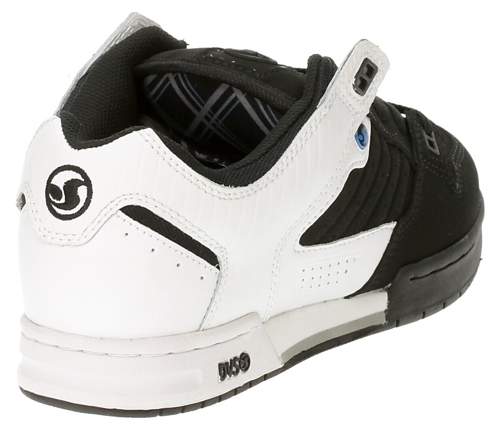 topánky DVS Militia - Black/White Nubuck