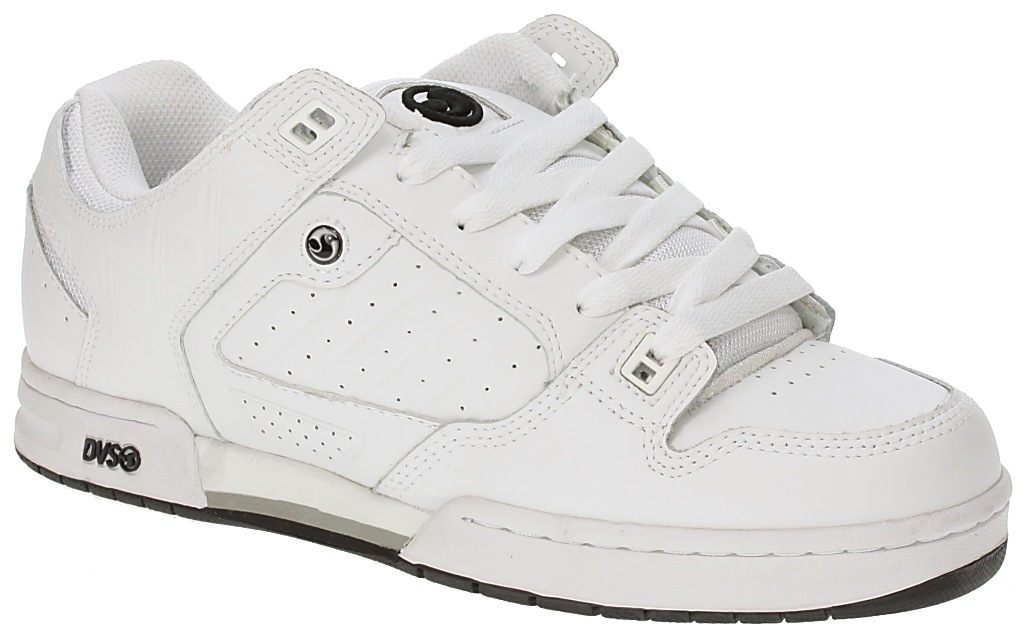 DVS Militia Shoes - White Leather