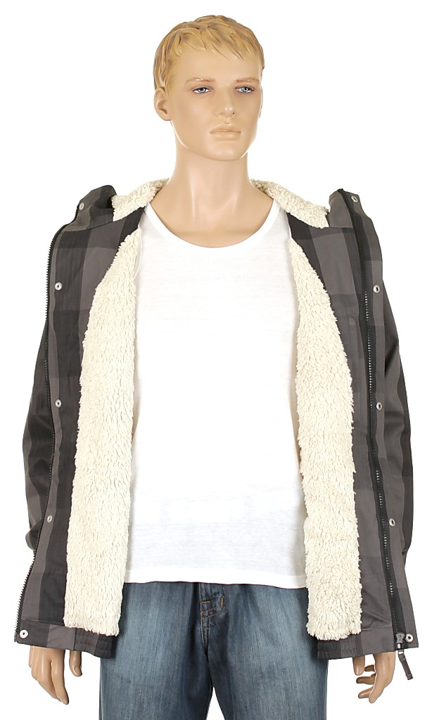 bunda Horsefeathers Leon - Black Check