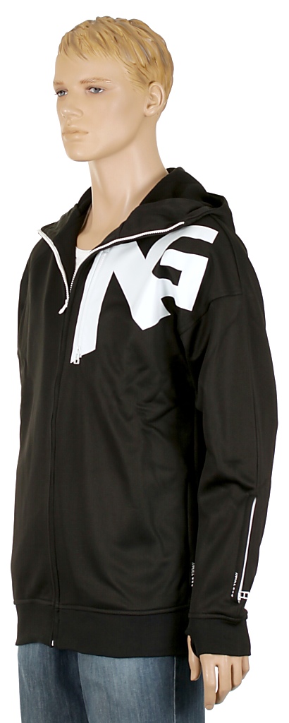 mikina Analog Transpose 4 Rideable Zip - True Black