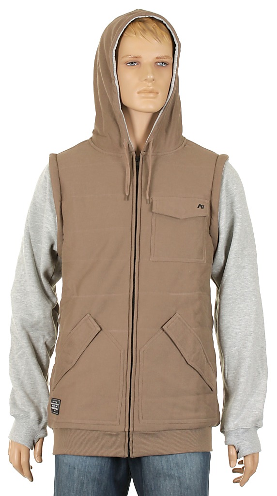 mikina Analog Assignment Zip - Ash Brown