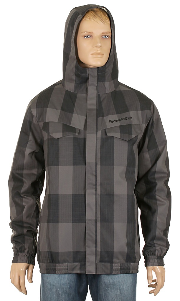 bunda Horsefeathers Leon - Black Check