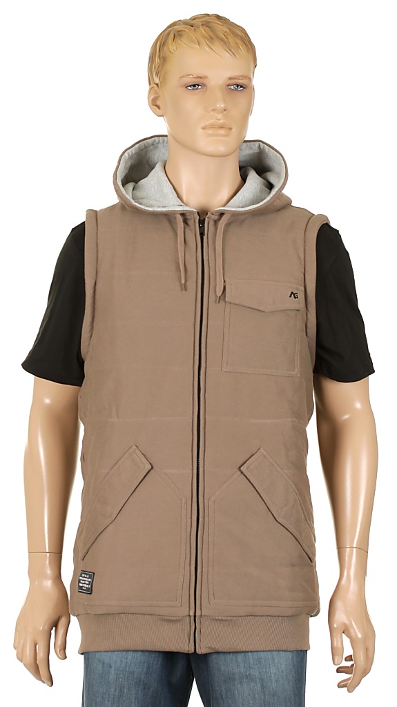 mikina Analog Assignment Zip - Ash Brown
