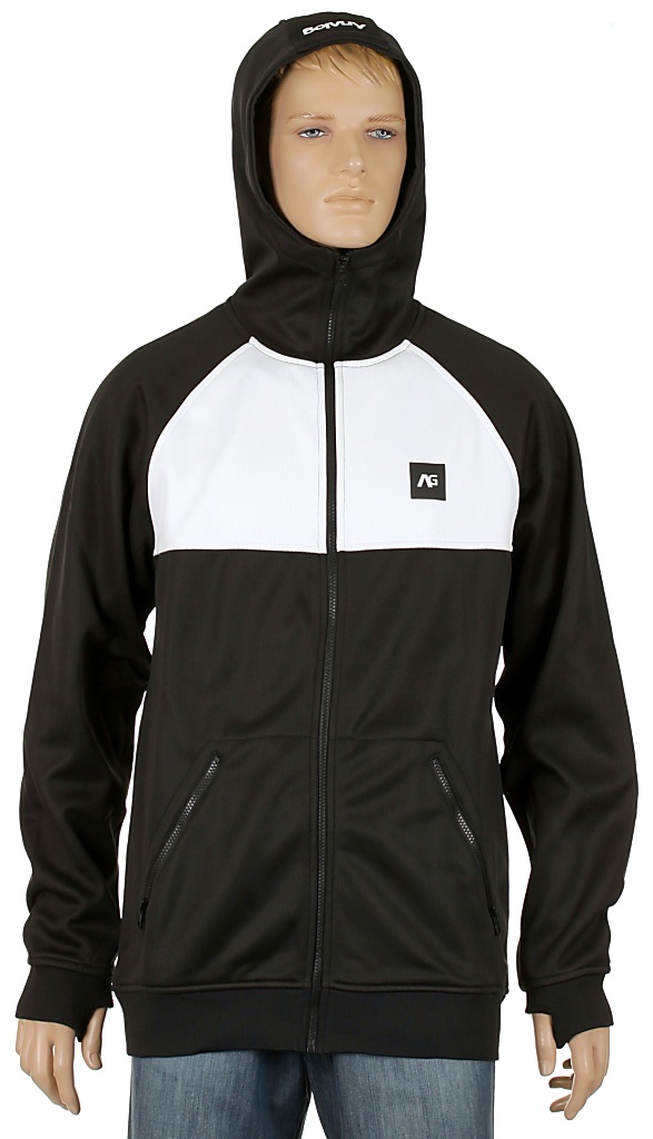 mikina Analog Franchise Rideable Zip - True Black